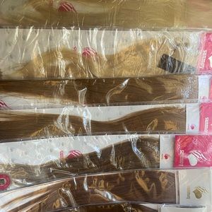 I have clip in hair extensions. Ask me any questions
